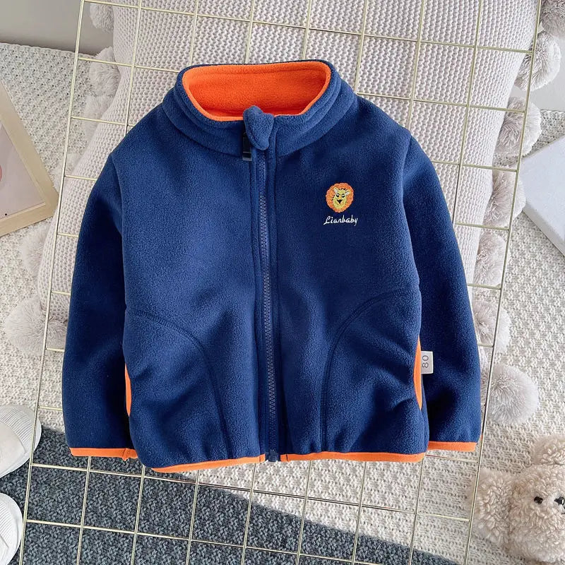 Baby Fleece Jacket – Cozy Hooded Outerwear for Kids