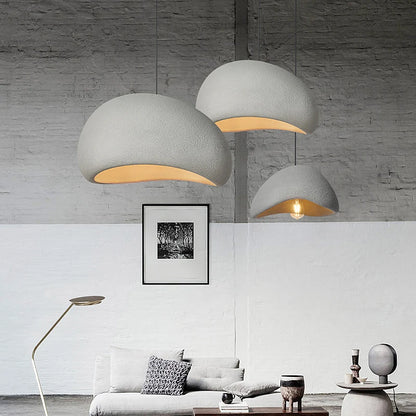 Nordic Wabi Sabi Pendant Lamp: Modern LED Chandelier for Dining & Living Spaces