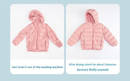 Kids’ Lightweight Duck Down Jacket – Fall & Winter