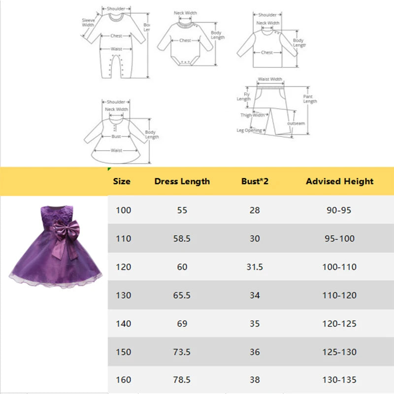Princess Tutu Dress – Flower Sequins for Girls