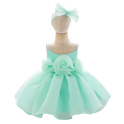 Kids Wedding Dress – Sleeveless Flower Girl Gown