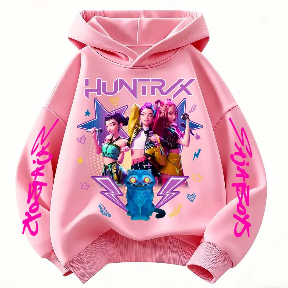 Y2K Kawaii Demon Hunter Girls Top – Long Sleeve Autumn Wear