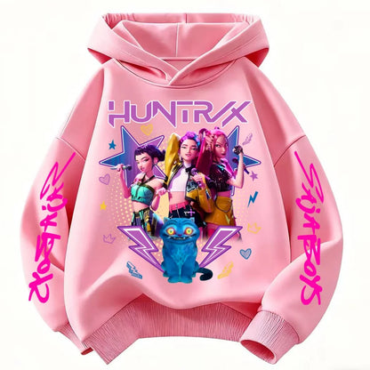 Y2K Kawaii Demon Hunter Girls Top – Long Sleeve Autumn Wear