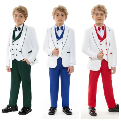 Boys’ Dresswear Outfit – 4-Piece Wedding & Birthday Formal Suit