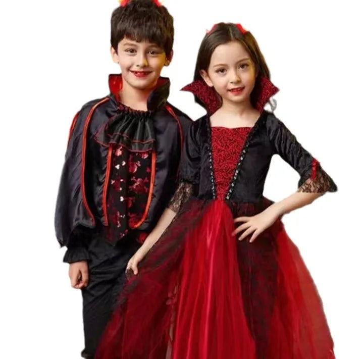 Girls Vampire Halloween Costume – Gothic Tutu Dress