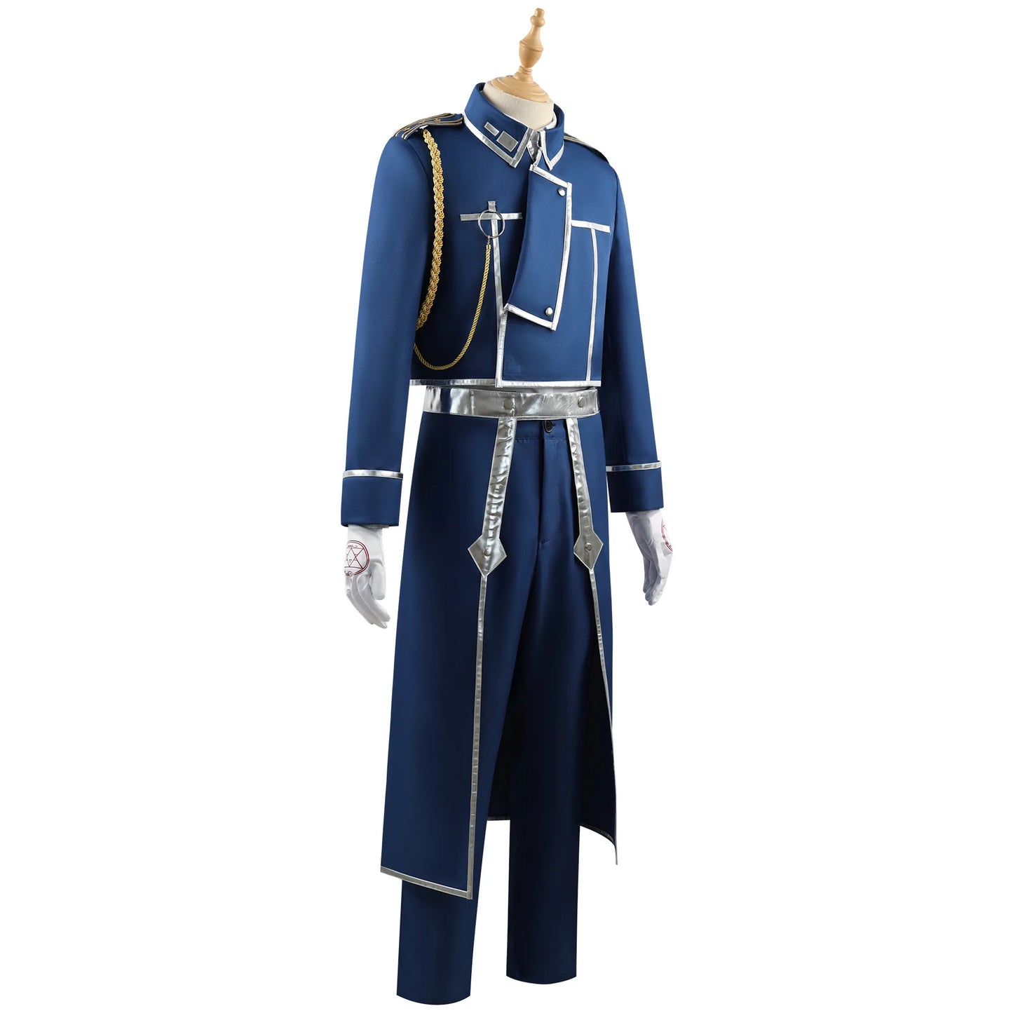 Roy Mustang Anime Cosplay – Blue Uniform Full Set for Party & Role Play