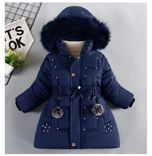Kids’ Hooded Padded Coat – Thick & Cozy Winter Wear