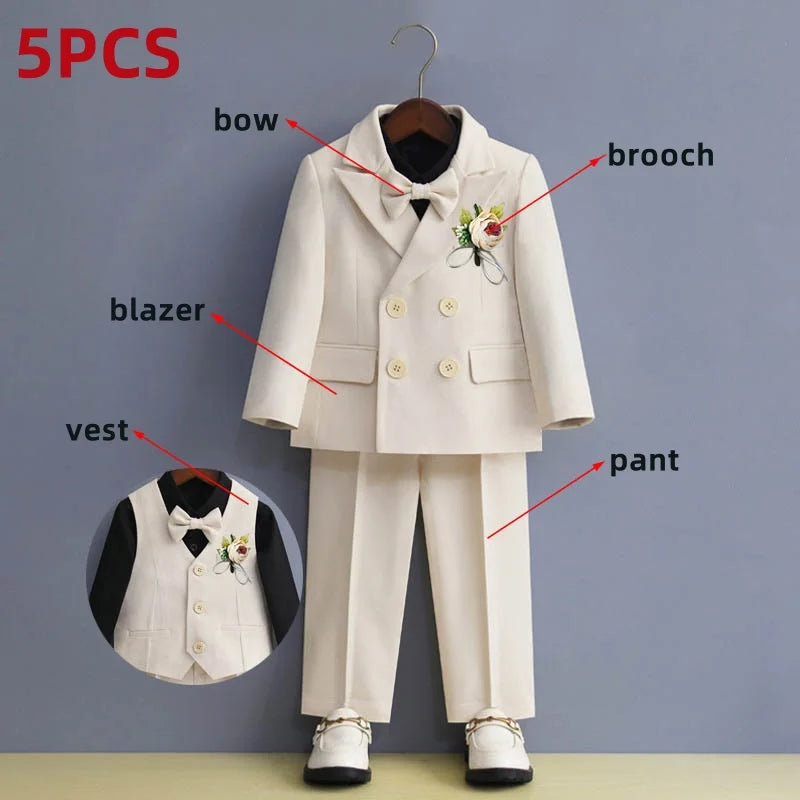 Teen & Kids Party Suit – Blazer, Pants & Bowtie Formal Wear