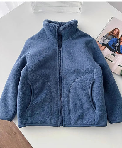 Thick Zipper Sweater for Boys & Girls – Cozy Style