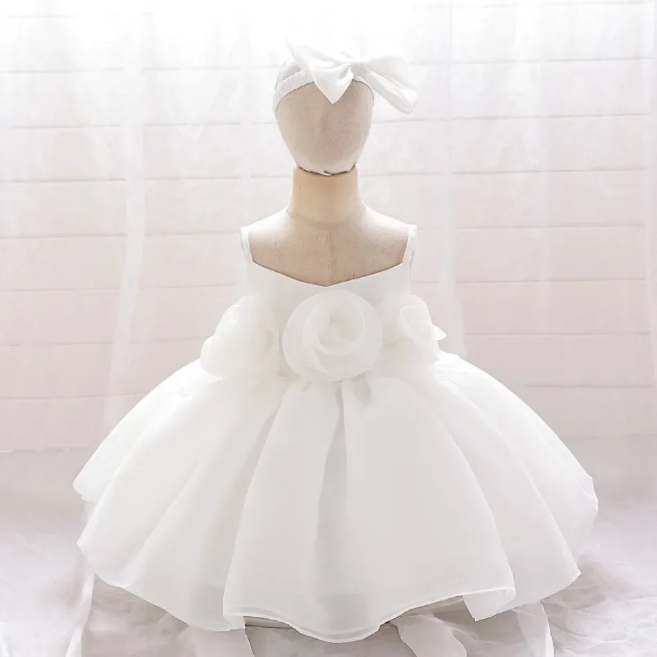 Kids Wedding Dress – Sleeveless Flower Girl Gown