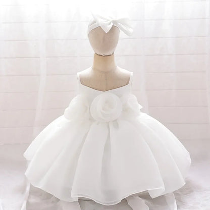 Kids Wedding Dress – Sleeveless Flower Girl Gown