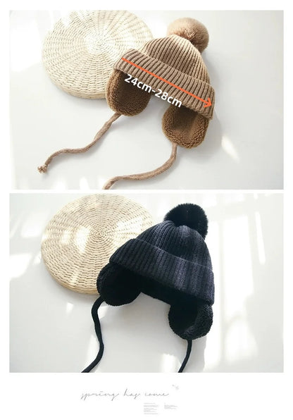 Cozy Wool Knit Hat – Baby & Kids Winter Wear