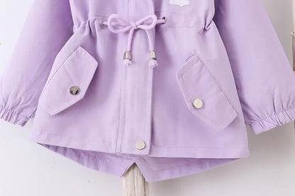 Baby Girls’ Outerwear – Cute Rabbit Hood & Casual Fit