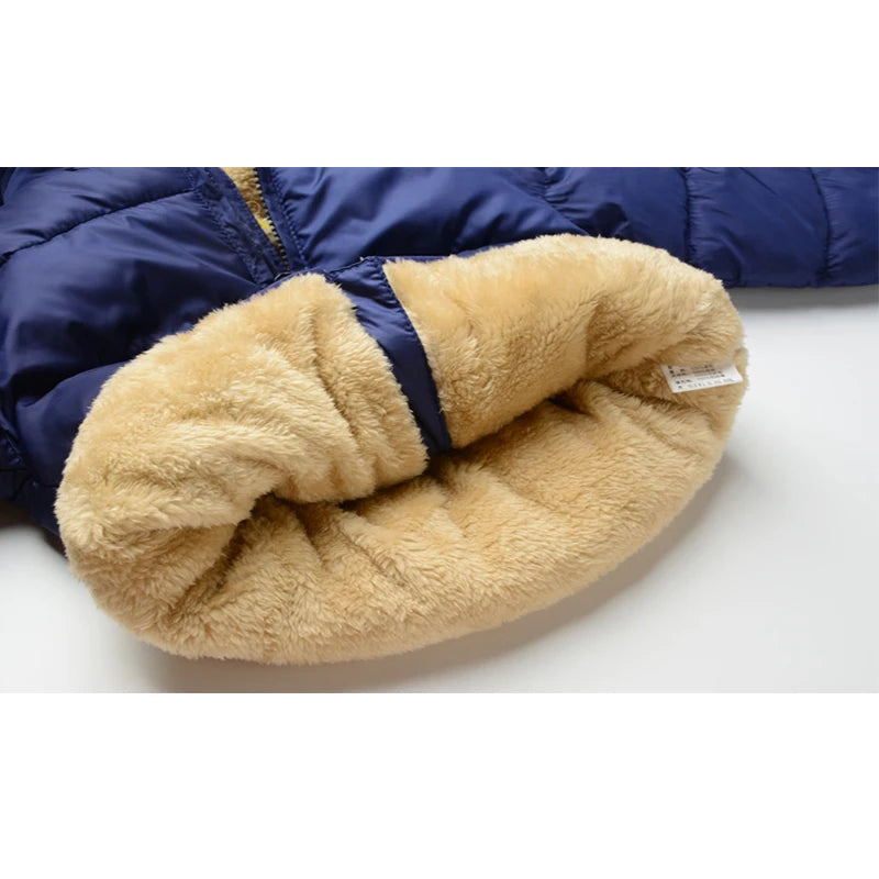 Plush Warm Outerwear – Boys & Girls Winter Jacket