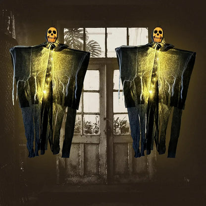 Skeleton Ghost Decoration – Halloween Glowing Hanging Prop (1 Piece)