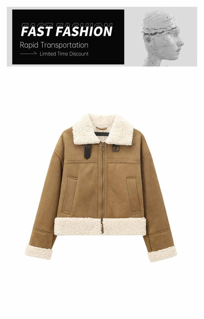 Women's Dual-Style Zipper Jacket – 2025 Trend