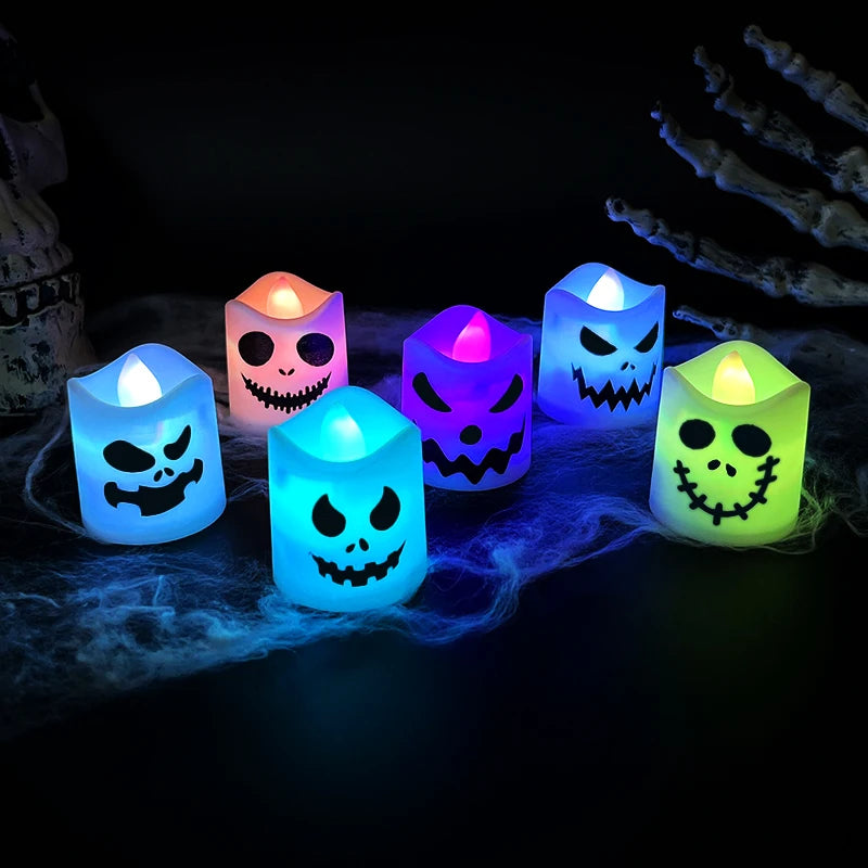 6pcs LED Halloween Candles – Spooky Glow for Any Occasion!