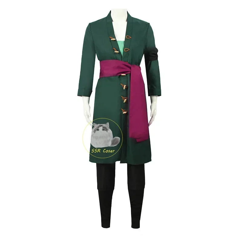 Anime Roronoa Zoro Outfit – Halloween Costume for Men