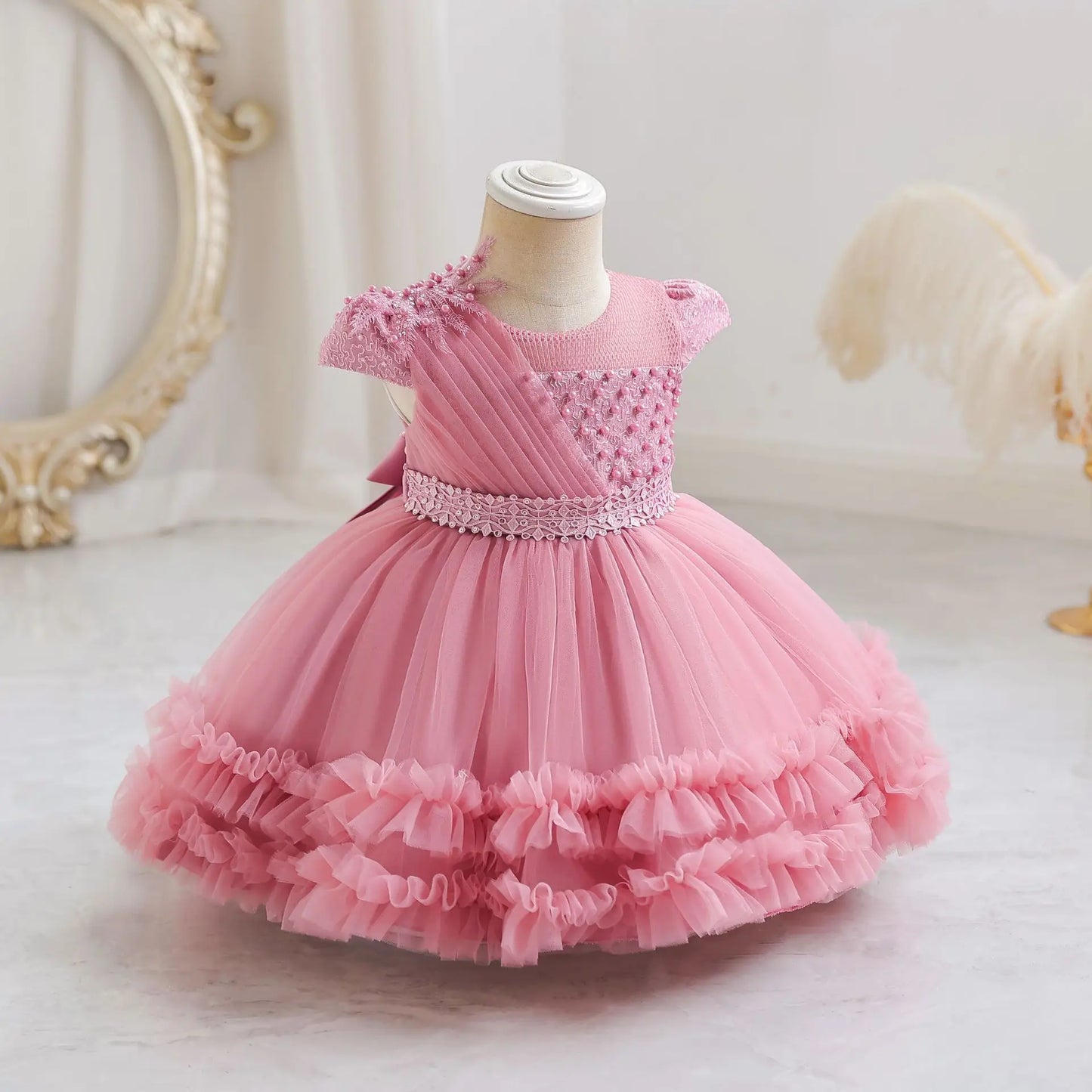 Baby Girl Birthday Dress – Princess Tulle Gown