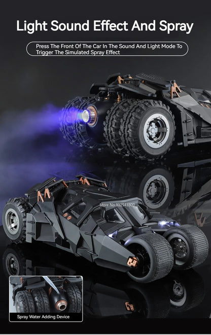 1:18 Alloy Batmobile – Sound & Light Car Model for Fans & Collectors