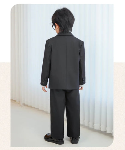 Baby Boys’ Classic Suit Set – 4/5Pcs Formal Outfit (1–10 Years)