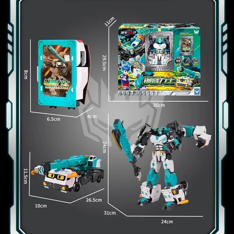 Transforming Cardbot Robot – Car-to-Robot Action Figure for Kids