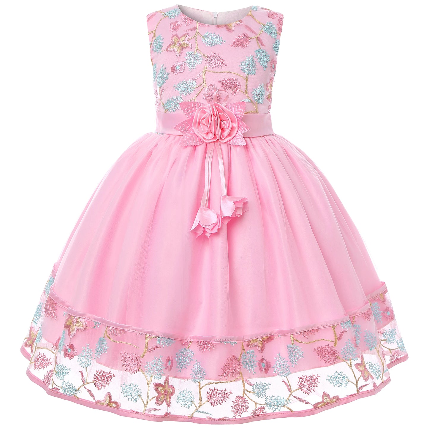Girls’ Lace Flower Child Wedding & Party Dress