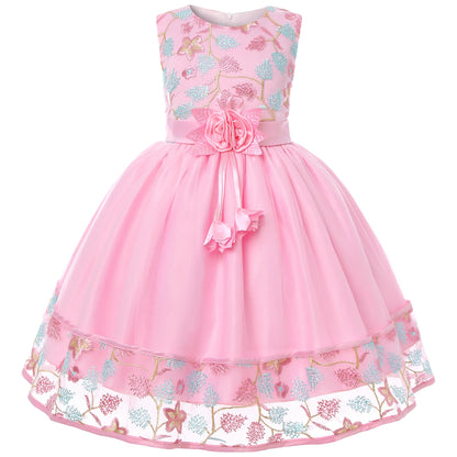 Girls’ Lace Flower Child Wedding & Party Dress