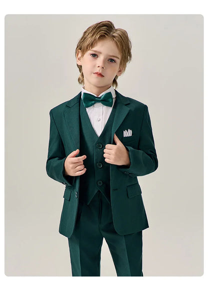 Children’s Green Party Suit – Wedding & Photography Dress Set