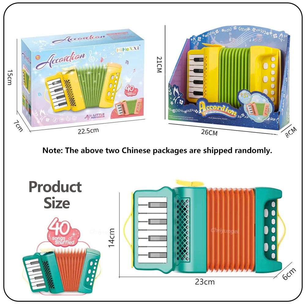 Kids Accordion – Musical Instrument Toy for Indoor & Outdoor Play!