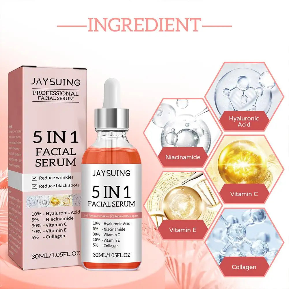 5-in-1 Radiance Booster: Firming & Moisturizing Face Serum