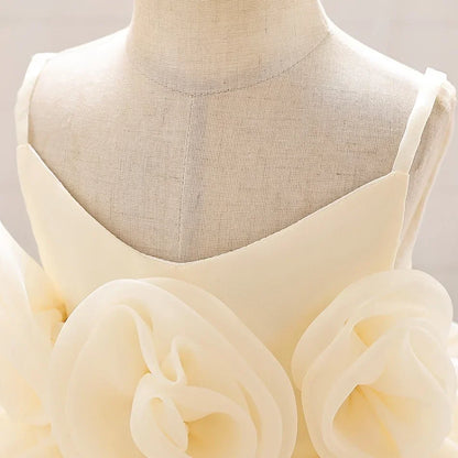 Kids Wedding Dress – Sleeveless Flower Girl Gown