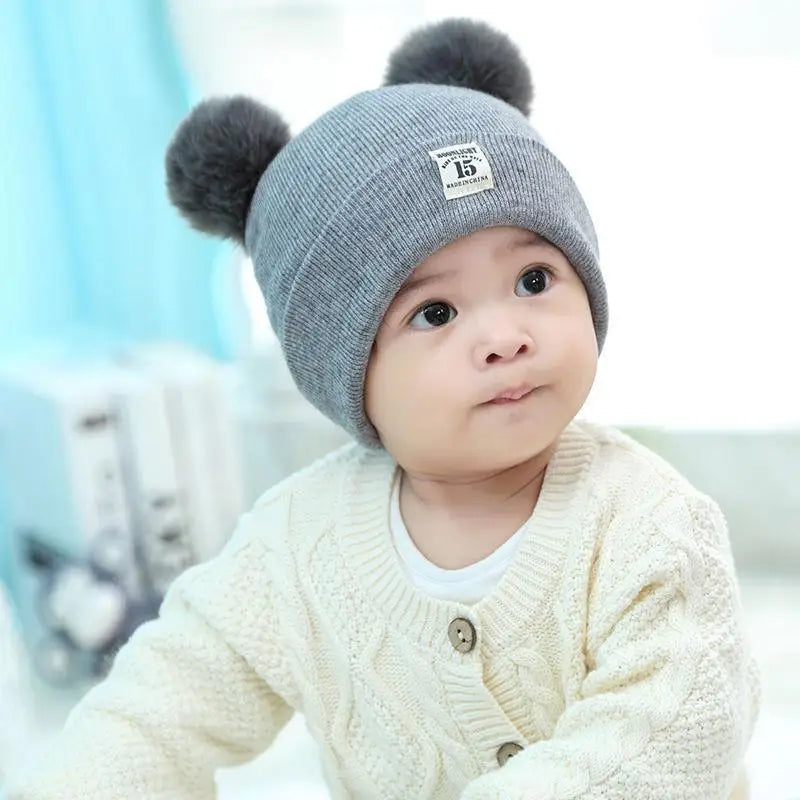 Warm Baby Knit Hat – Toddler Winter Set