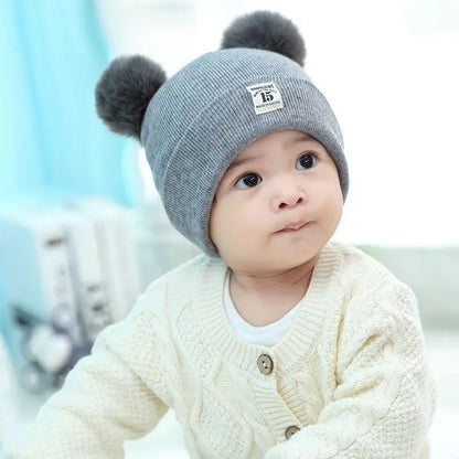 Warm Baby Knit Hat – Toddler Winter Set