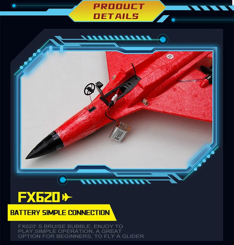 2.4G RC Foam Aircraft SU-35 – Fighter Jet Glider Toy for Kids