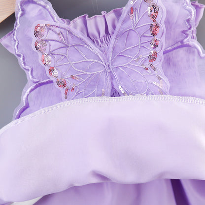 Toddler Girls’ Colorful Butterfly Party Outfit