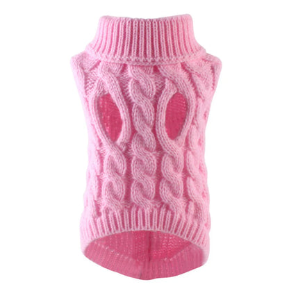 Cozy Pet Sweater – Warm Knitted Clothes for Dogs & Small Pets