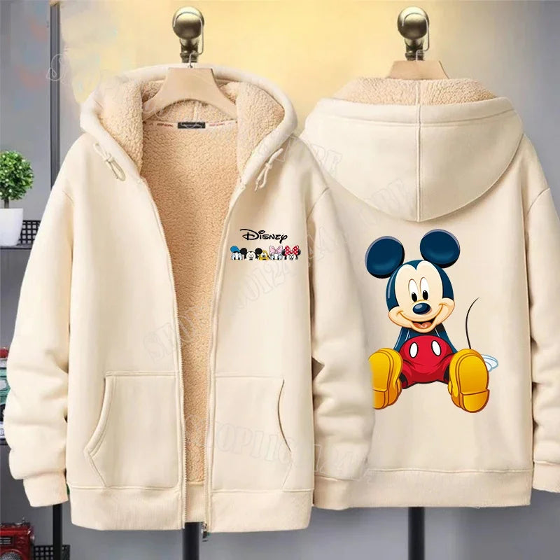 Mickey Mouse Oversized Hoodie: Cozy & Stylish Winter Jacket