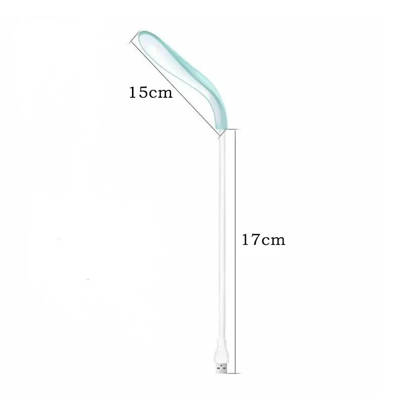 USB Plug-In Portable LED Book Lamp – Eye Protection Night Light