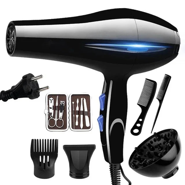 2200W Professional Hair Dryer: Fast, Powerful, Ionic Care