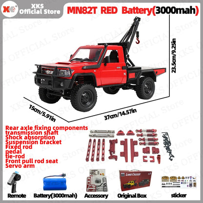 MN82T RC Truck – 1:12 Scale Off-Road Climbing Car for Christmas Gift