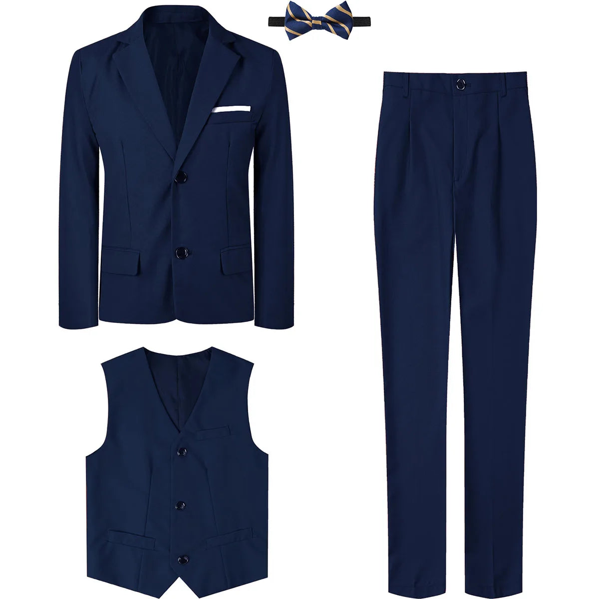 Kids' Formal 3-Piece Suit: Perfect for Weddings & Special Occasions