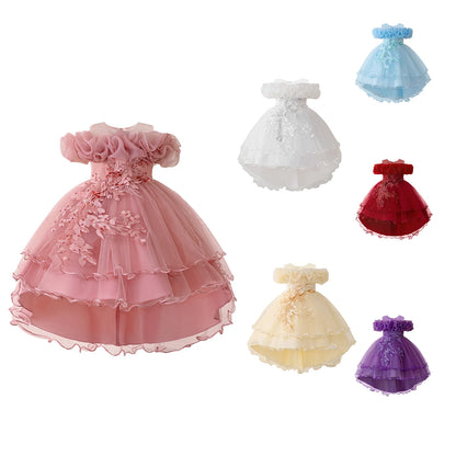 Kids Fashion Princess Dress for Birthday & Events