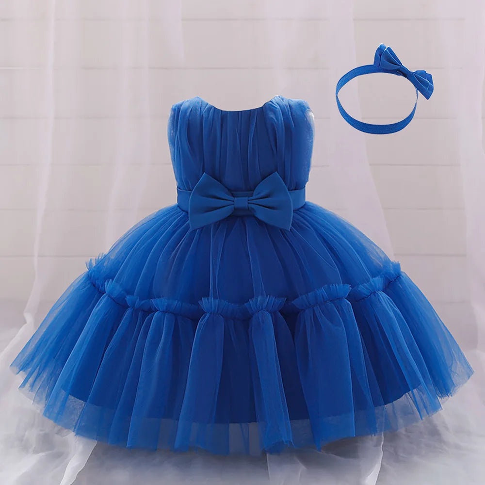 Baby Girl 1st Birthday Dress – Tulle Princess Gown