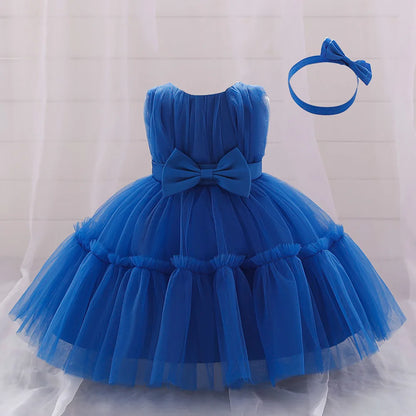 Baby Girl 1st Birthday Dress – Tulle Princess Gown