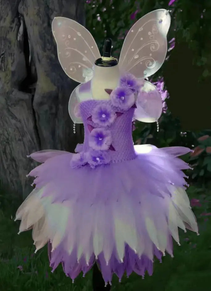 Girls’ Fairy Tutu Dress – Jungle & Forest Princess Look