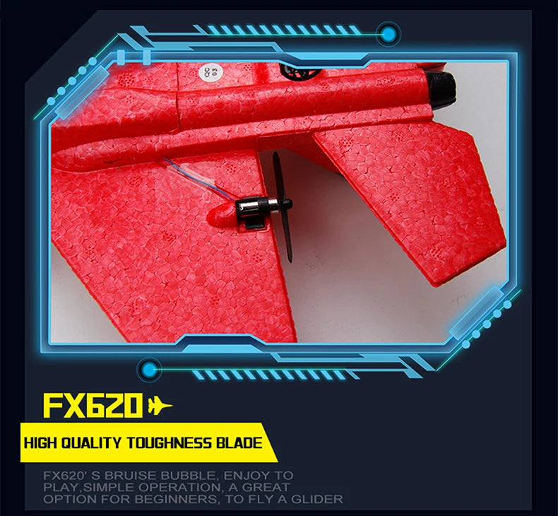 2.4G RC Foam Aircraft SU-35 – Fighter Jet Glider Toy for Kids