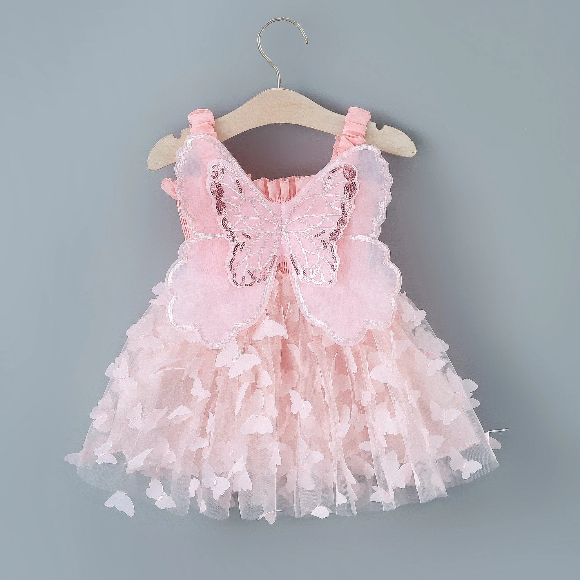 Toddler Girls’ Colorful Butterfly Party Outfit