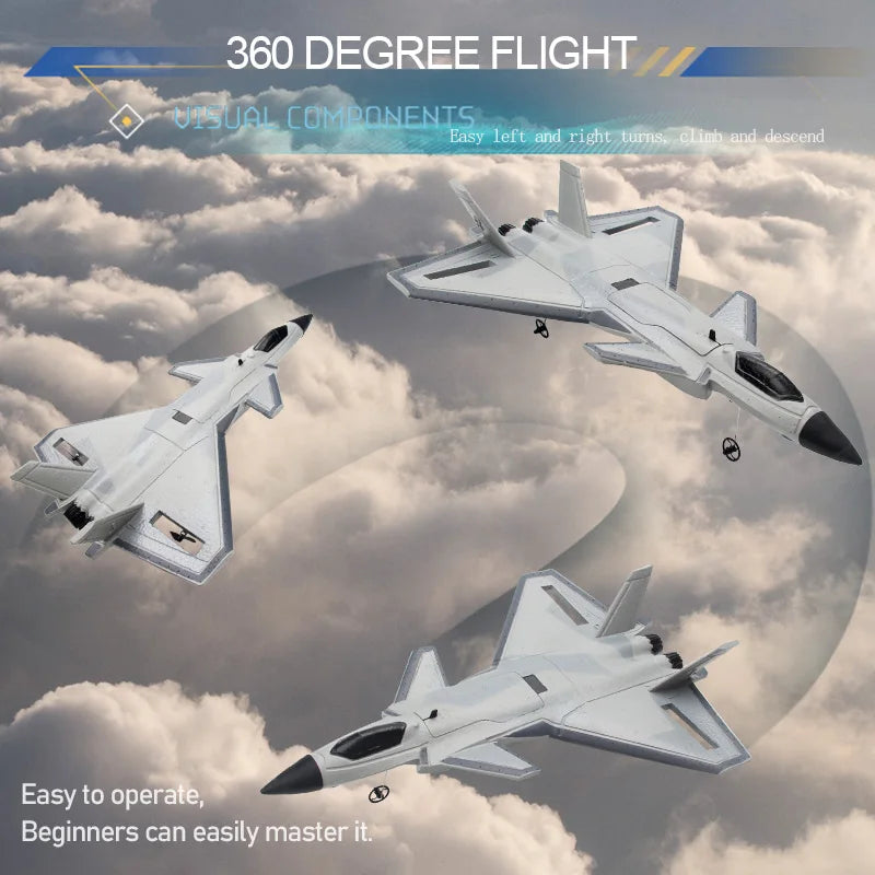 2.4G RC Foam Aircraft SU-35 – Fighter Jet Glider Toy for Kids