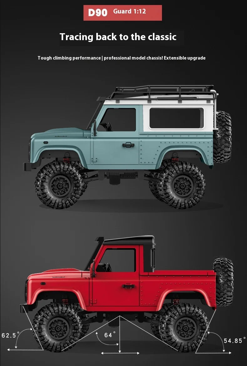 1:12 MN90 RC Car – Off-Road Vehicle for Boys & Men Gift